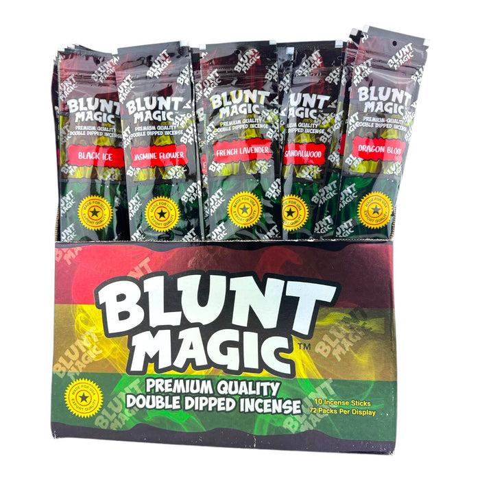 Blunt Magic Premium Double Dipped Incense (72 Pack/Display) | 6/cs