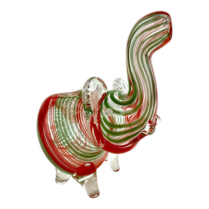 4" Medium Elephant Wig Wag Glass Pipe