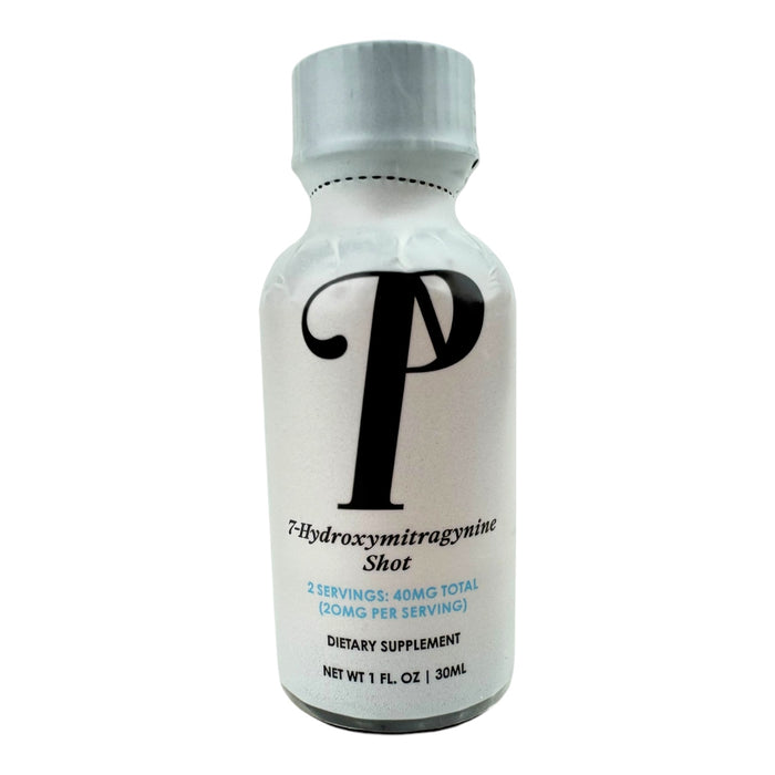 PRESS'D Shots 7-Hydroxymitragynine 40mg Bottle | 12ct Display