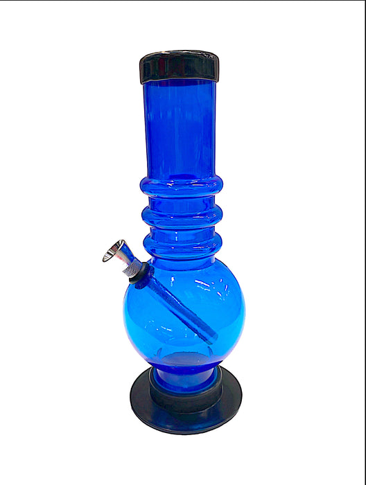 8" Swirl Single Bubble Acrylic Water Pipe