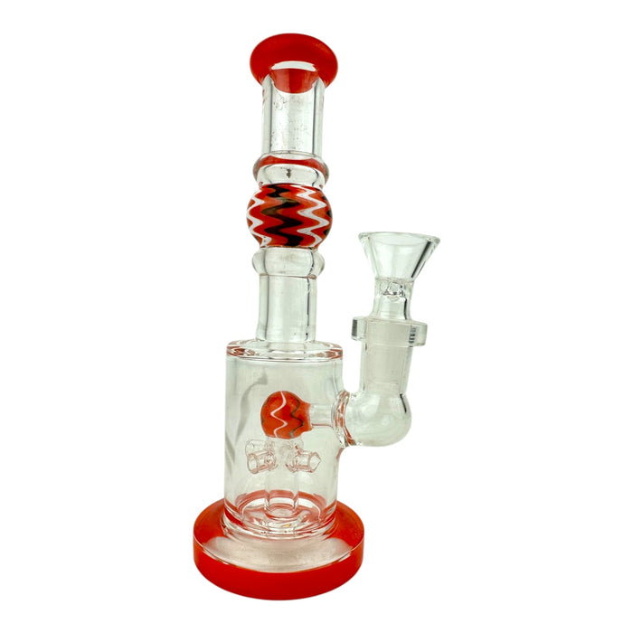 6.5" Mini WigWag Straight Tube Water Pipe "WP-1092"