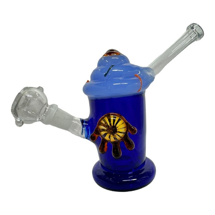 5.5" Milkshake Drip Glass Water Pipe (Assorted Colors)