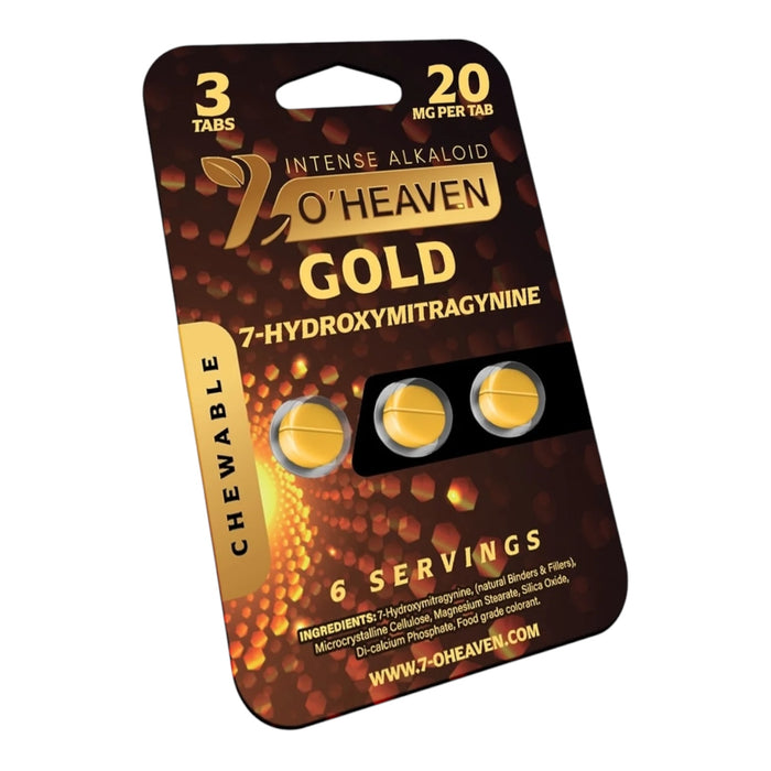 7 OHeaven 7-OH 20mg Tablets 3 Tabs-Pack - 20 Packs / Display | 20 Displays / Case