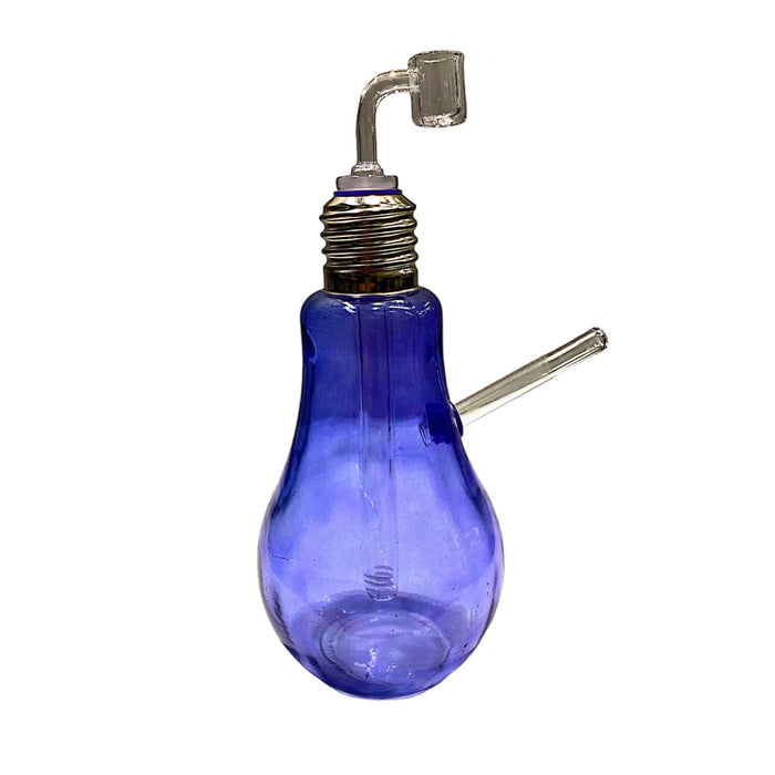 Large Light Bulb Oil Burner Bubbler Water Pipe