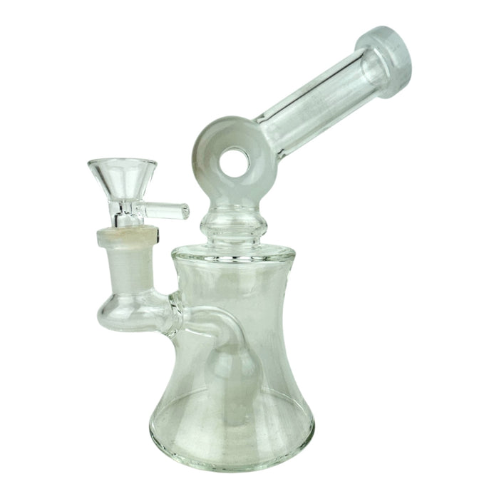 7" Hourglass Donut Glass Water Pipe "WP1250"