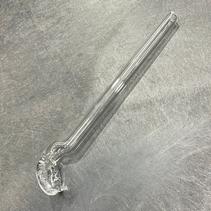 7" Clear Solid Glass Wand