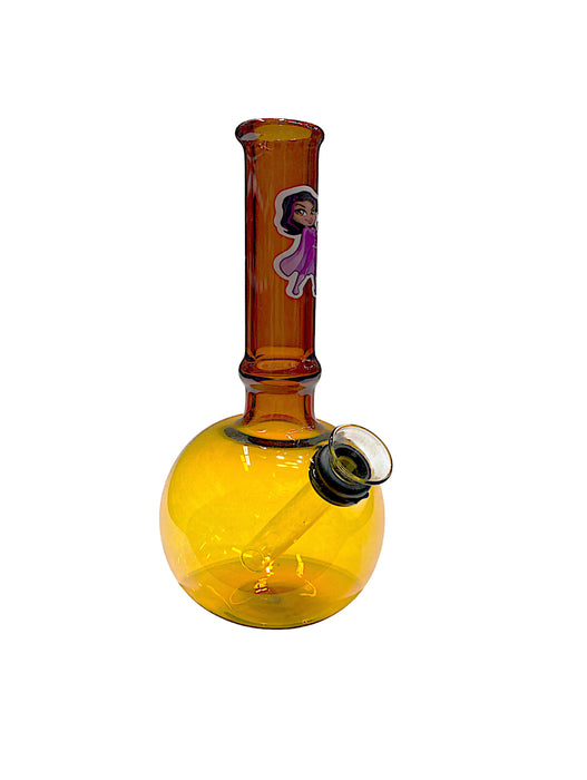 7" Colored Water Pipe with Assorted Stickers