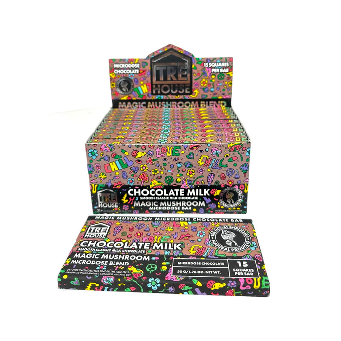 TRE House Magic Mushroom Blend Microdose 50g Chocolate Bars