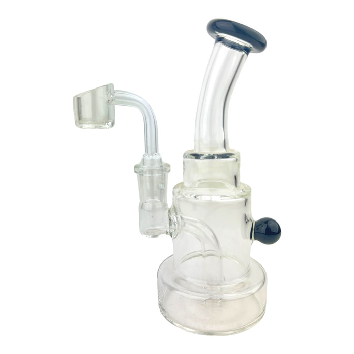 6" Stacked Bent Neck Glass Water Pipe "WP311"