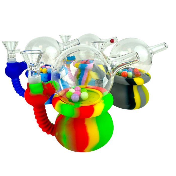 5" Bubble Gum Ball Globe Water Pipe  "SWP - 77"