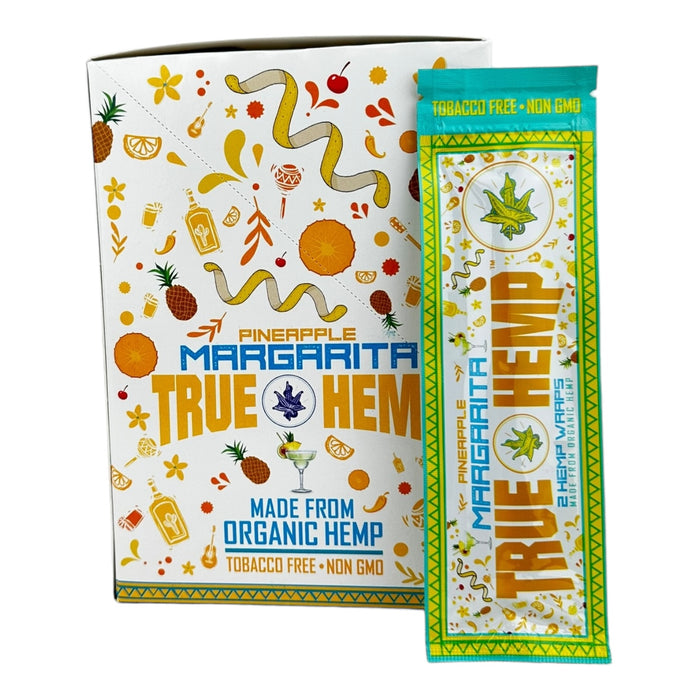 TRUE HEMP Organic Wraps 2Wraps/Pouch | 25pouch/Display | 50D/Case