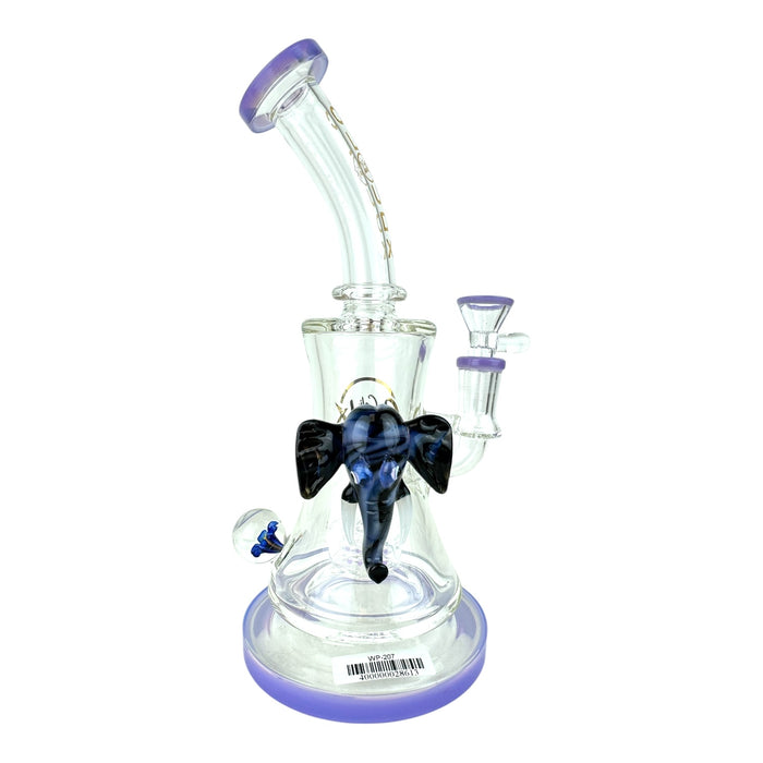 Cali Cloud 10.5" Elephant Bent Neck Water Pipe "WP207"