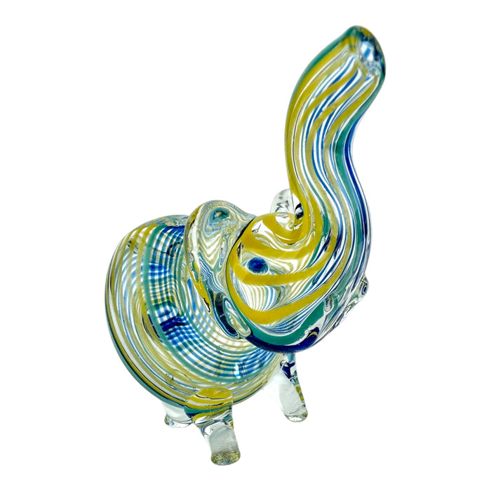 4" Medium Elephant Wig Wag Glass Pipe