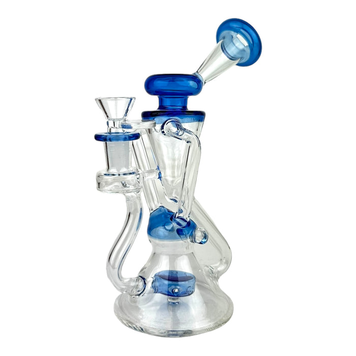 8.5" Dab Rig Style Glass Water Pipe