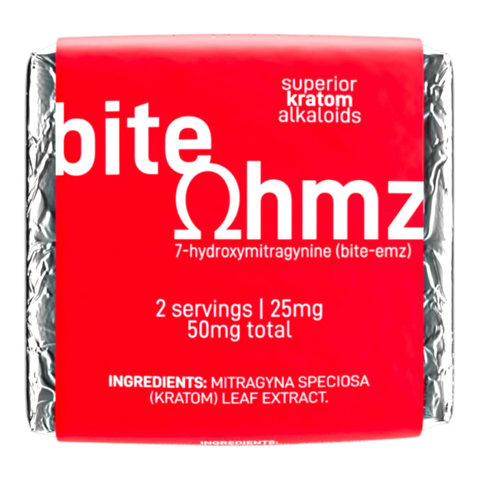 Bite Ohmz 7-OH 25mg Chocolate Bites 30pcs / Display