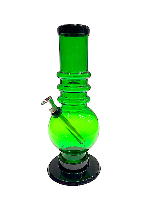 8" Swirl Single Bubble Acrylic Water Pipe