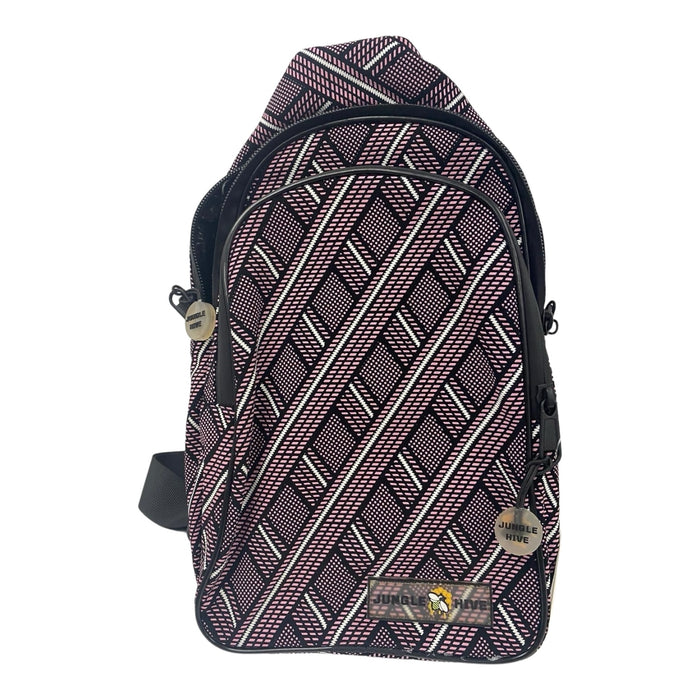 Jungle Hive Leather Design Cross Bag Backpack