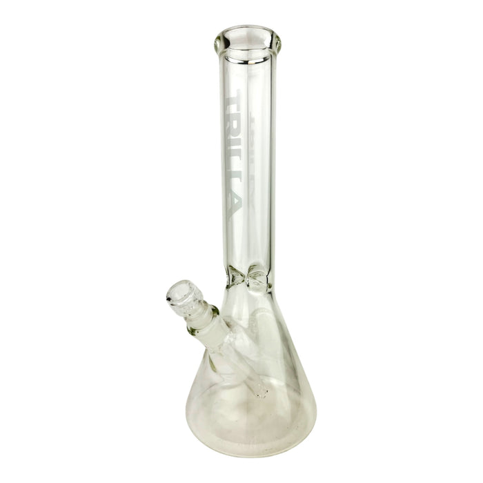 14" Trilla Beaker Clear Glass Bong Water Pipe