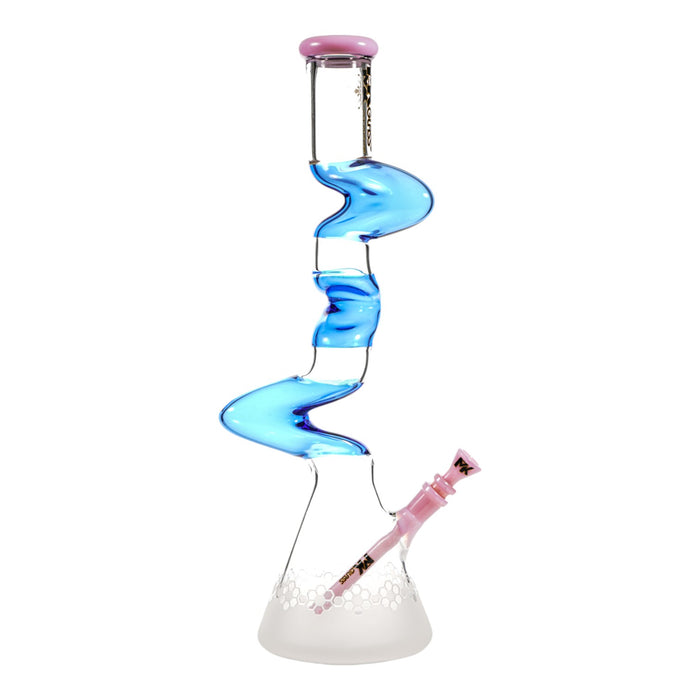 MK20 - 18″ MK100 Honey Frosted Zinger Water Pipe