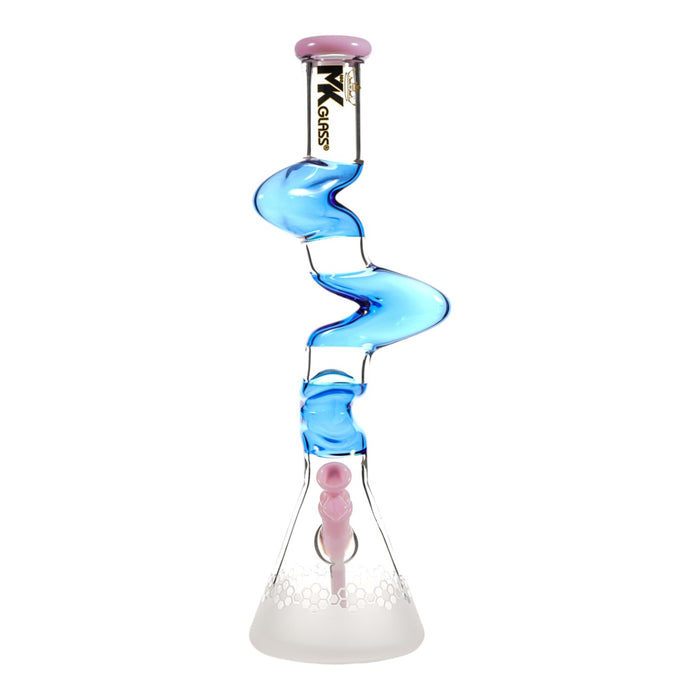 MK20 - 18″ MK100 Honey Frosted Zinger Water Pipe