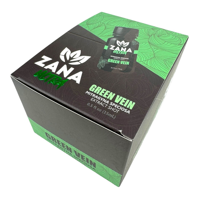 Zana Ultra Liquid Shots Kratom Extract 15ml - 12pcs/Display | 12 Displays / Case