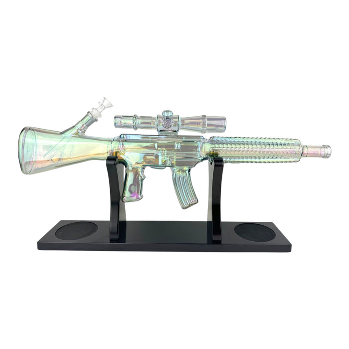 24” Assault Rifle w/ Stand Water Pipe