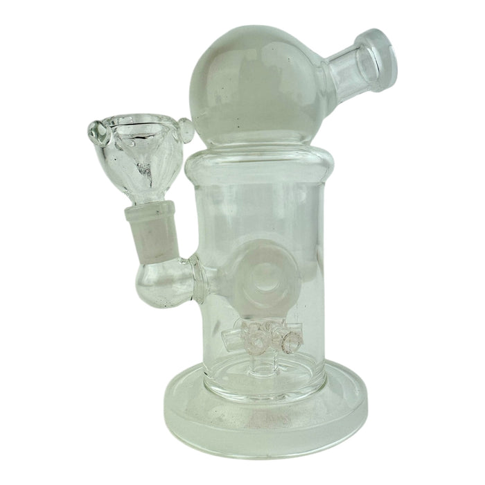 7” Donut Star Perc Glass Water Pipe