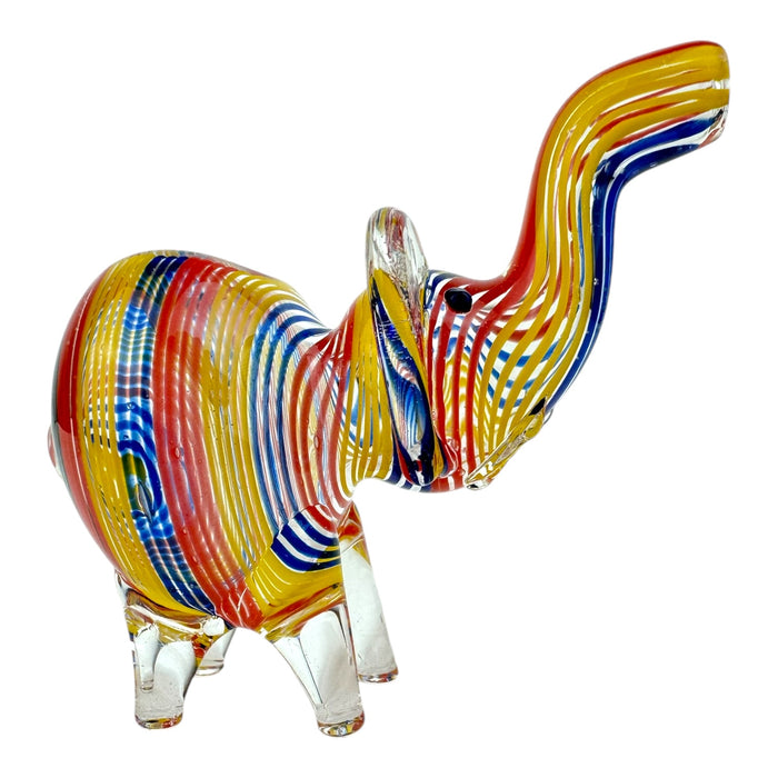 4" Medium Elephant Wig Wag Glass Pipe