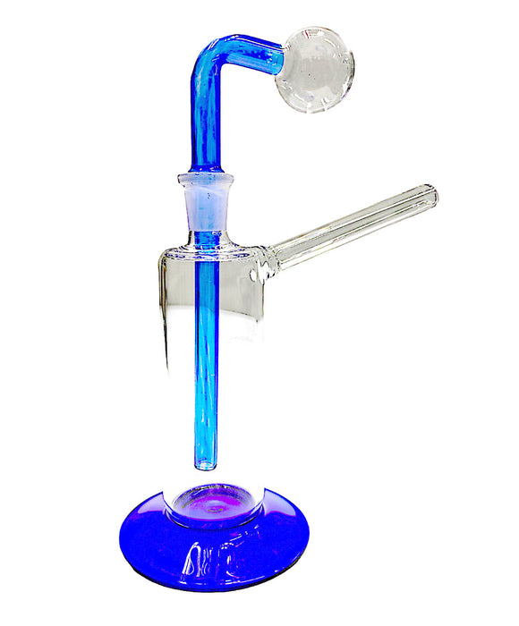 G/G 14mm Colored Base and Stem Cylinder OB Water Pipe