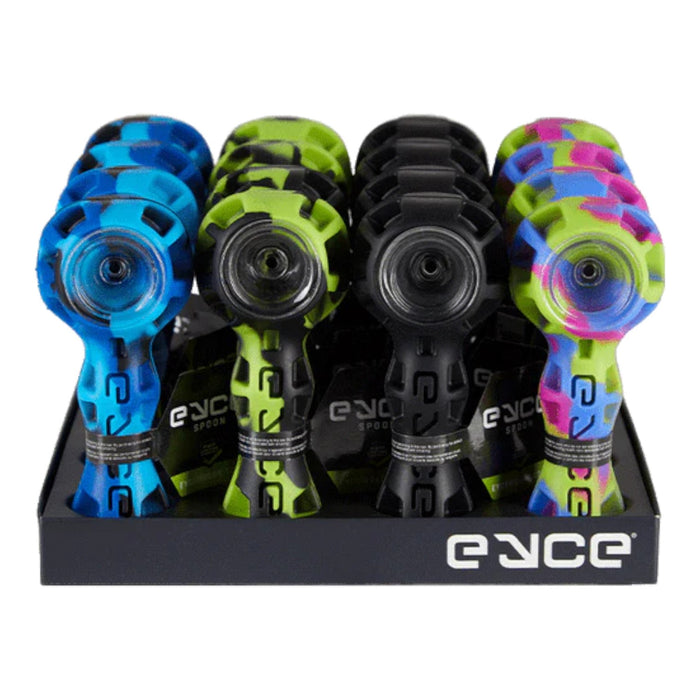 Eyce 4" Spoon Silicone Hand Pipe (12pc Display)