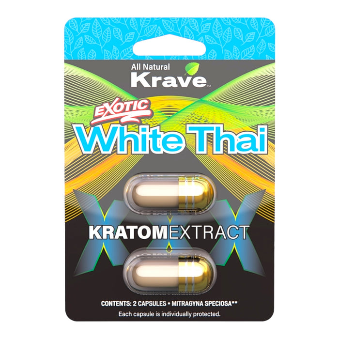 Krave Exotic Kratom Extract Capsules (12pk/Display)