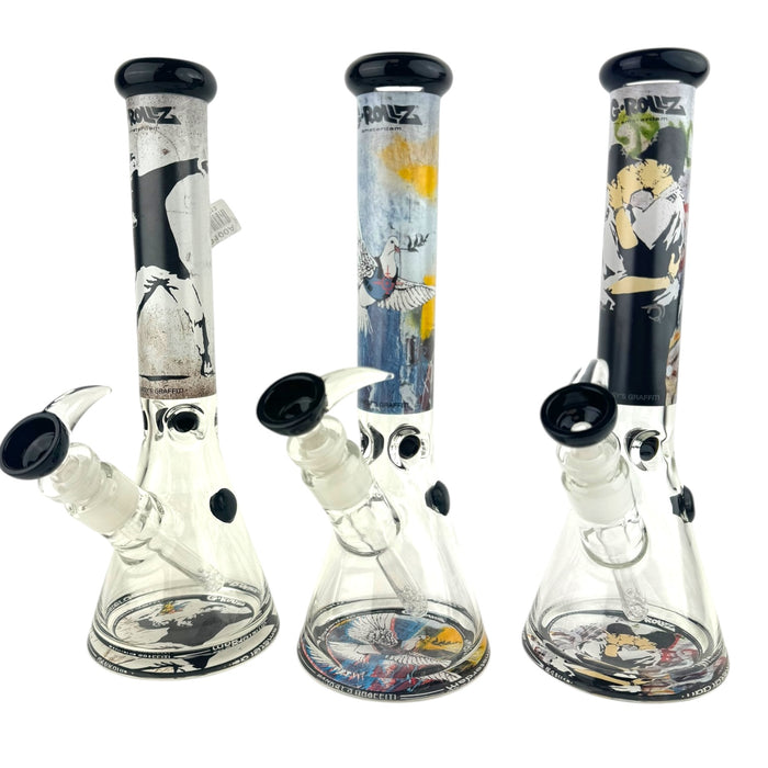 G-Rollz 12" Beaker Glass Water Pipe