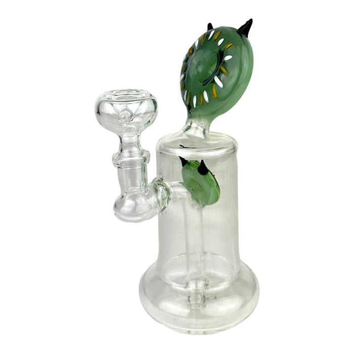 7" Devil Double Donuts Glass Water Pipe