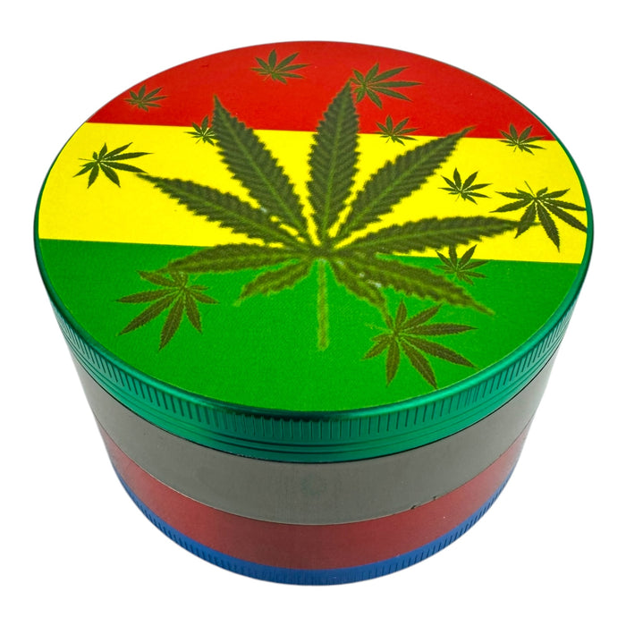 Loadstone Tobacco Grinder - Weed Leaf (6pc Display)