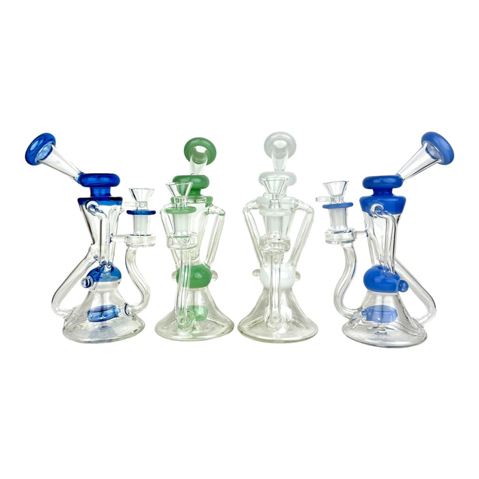 8.5" Dab Rig Style Glass Water Pipe