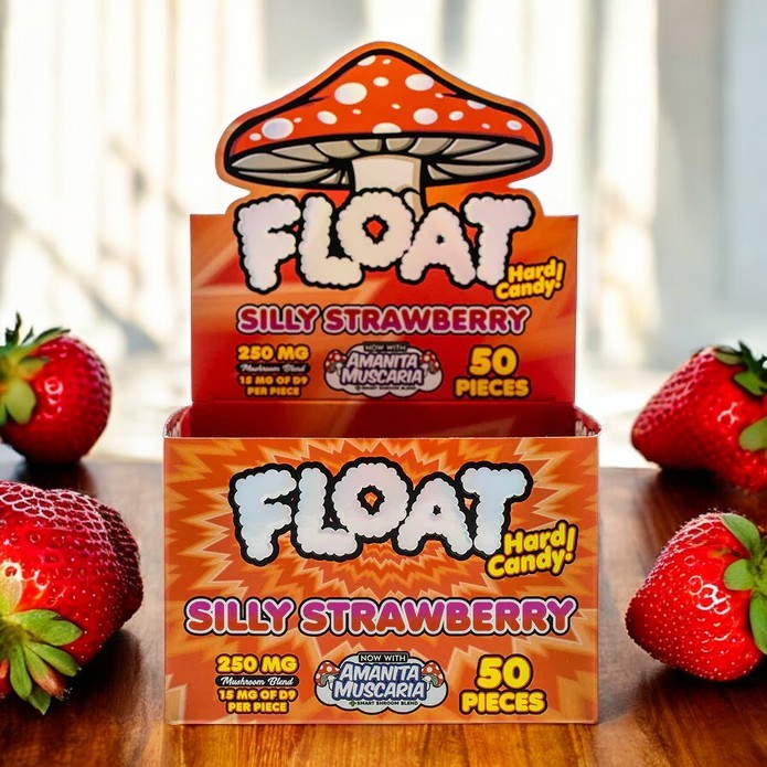 Float Mushroom Hard Candy 250mg (50pcs/box)