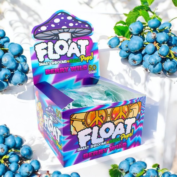 Float Mushroom Lollipop (50pcs/box)