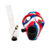 Colored Silicone Gas Mask with Acrylic Water Pipe