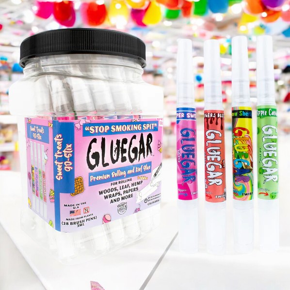 GlueGar - "Sweet Treats" 3ml Brush Pen (28 Per Jar)