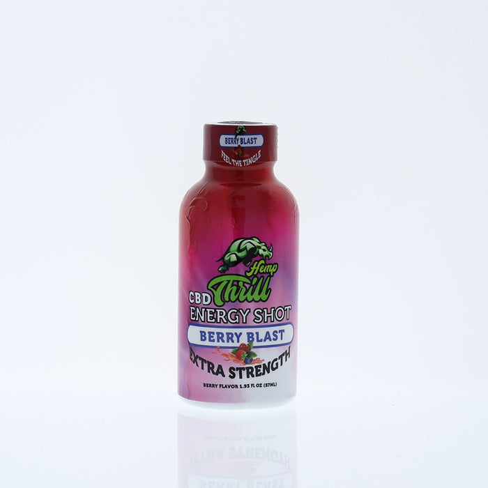 Hemp Thrill CBD Energy Shot - 20mg (12ct/Display)