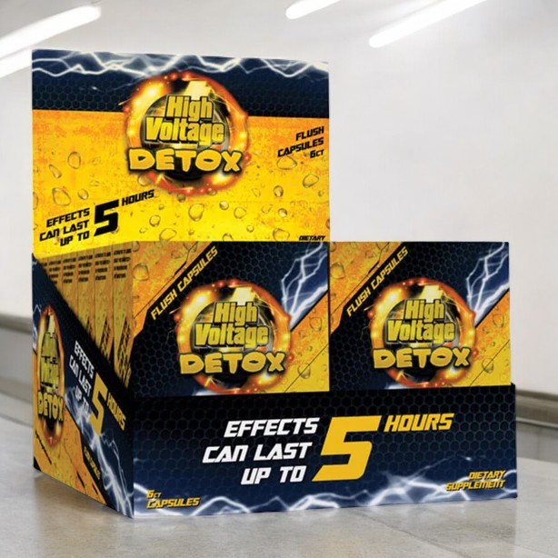 High Voltage Detox Flush Capsules (6 Capsules/12ct Display)