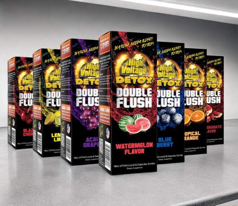 High Voltage Double Flush Detox Drink 16oz