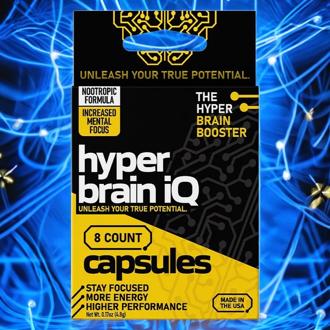 Hyper Brain iQ focus Capsules (8 count)