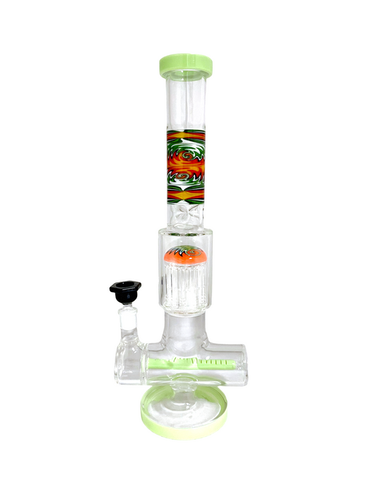 18" Swirl Colors Water Pipe (8006)