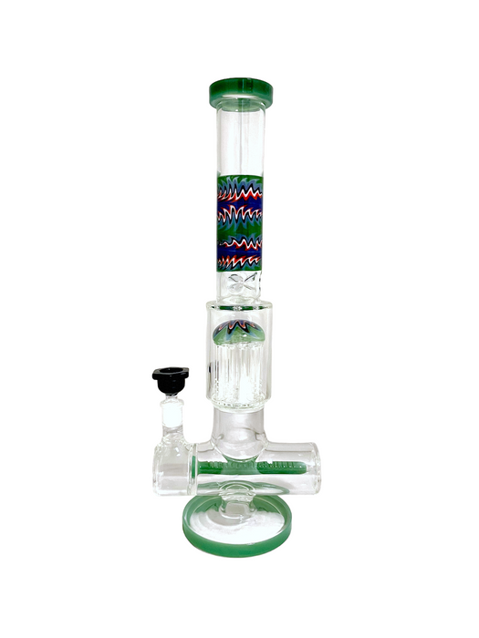 18" Swirl Colors Water Pipe (8006)