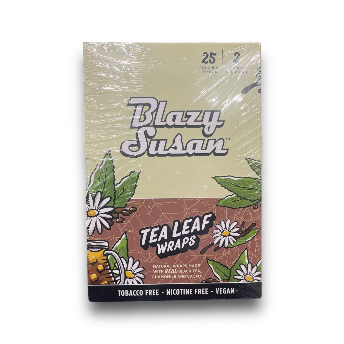 Blazy Susan Wraps Tea Leaf (25 Pouches X 2 Per Pouch) – SmokeTokes