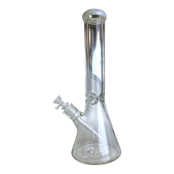 14" 9MM Beaker Color Top Water Pipe