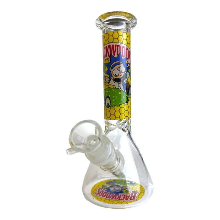 8" BW RM Mini Beaker Glass Water Pipe