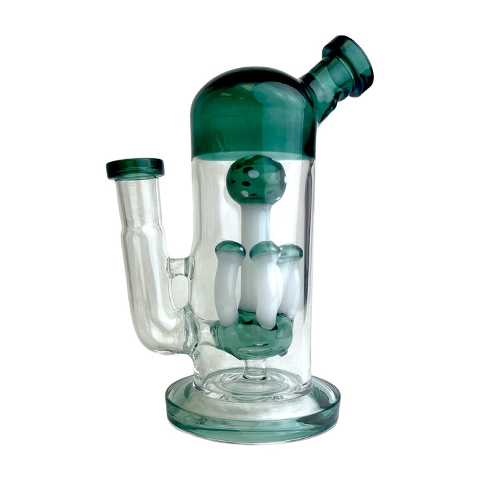 6.5" 6 Mushroom Glass Water Pipe