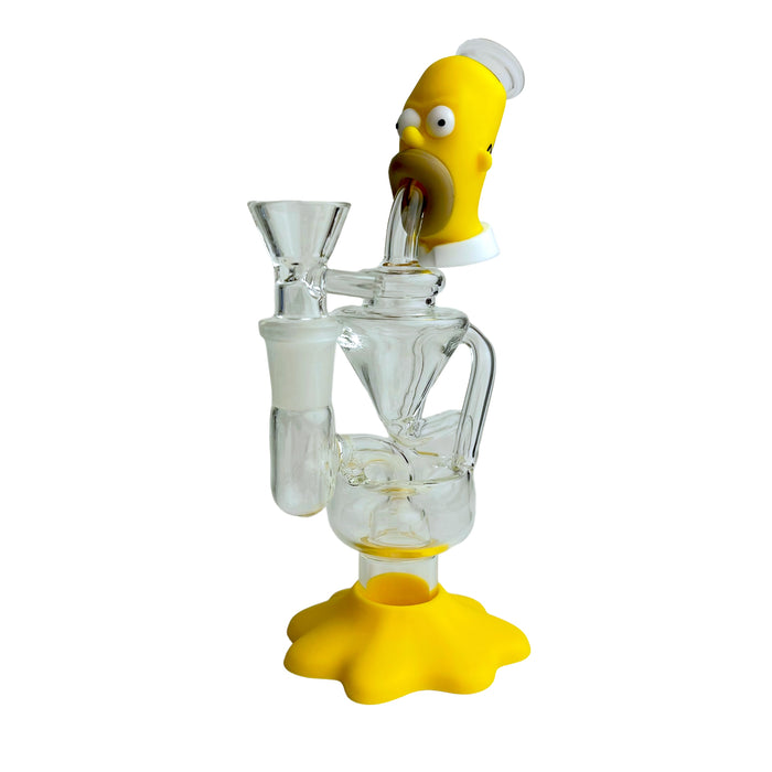 7.5" Character Glass Water Pipe